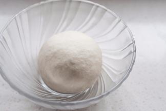 加保鲜膜，放温暖环境下，发至两倍大