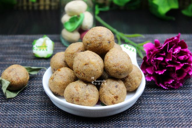 酥脆香菇莲藕丸子（无油炸）