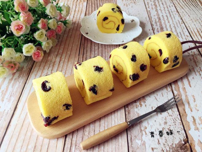 蔓越莓蛋糕卷