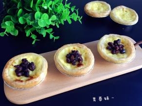 配上蜜豆做装饰