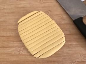 切成均等大小的条状