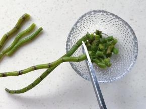 剪成小颗粒
