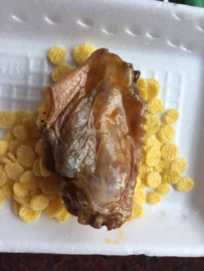 然后再放入玉米片中翻滚