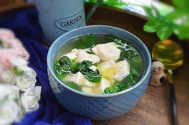 薄荷豆腐汤