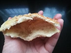 里面还可以夹菜哦！