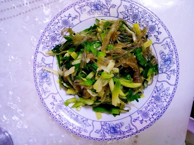 春韭拌粉丝