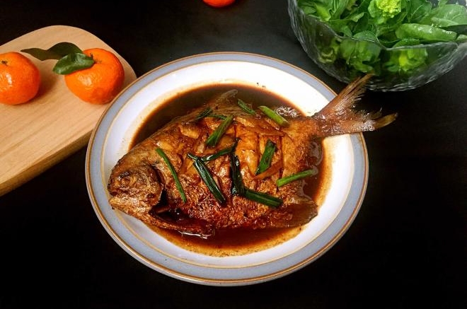 红烧鲳鱼