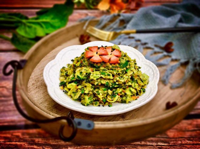 惊蛰轻脂减肥#~燕麦菠菜超级蛋