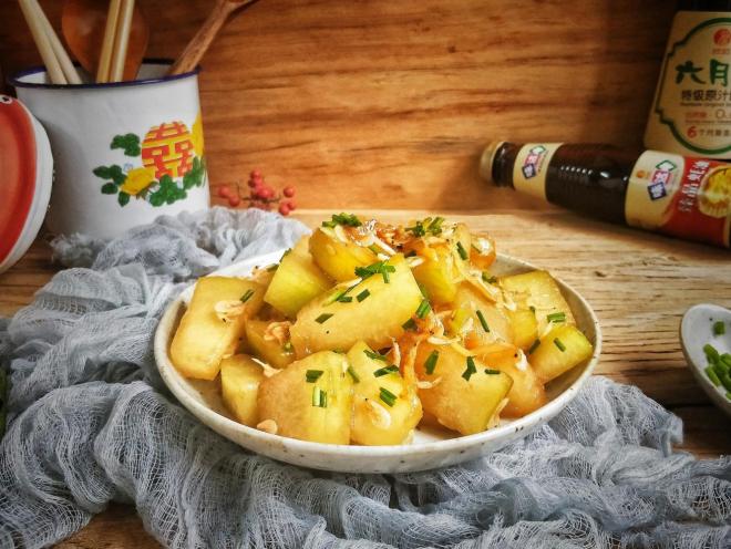 蚝油虾皮烧冬瓜