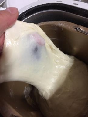 继续按和面程序10分钟，出膜即可！