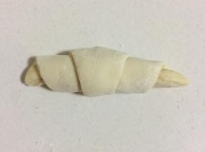 卷好以后，收口朝下即可。