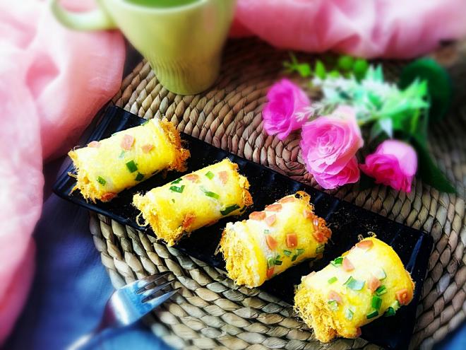 土司巧变肉松卷