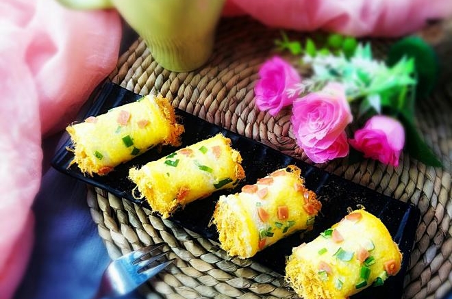 土司巧变肉松卷