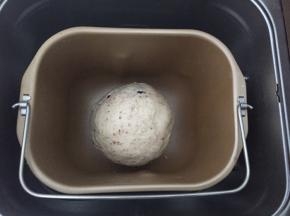 放在面包机里发酵