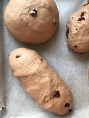 放在温暖湿润处进行第二次发酵，发到两倍大即可