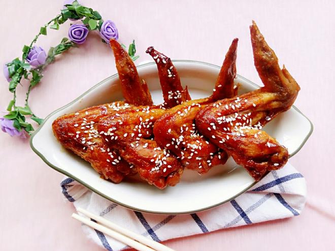 芝麻香沙酱鸡翅