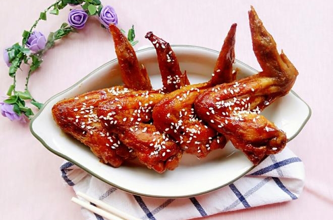 芝麻香沙酱鸡翅