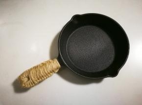 锅把绑上麻绳