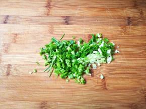 葱切碎