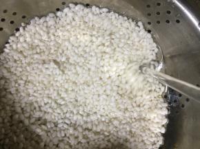 糯米冲洗干净