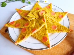 出锅切成小三角即可食用