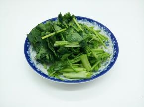 香菜切段