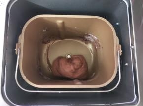 加牛奶启动和面程序，揉成面团