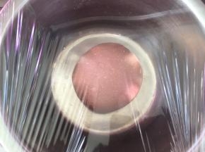 将面团揉均匀，盖保鲜膜室温发酵至两倍大 