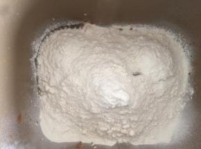 放入面粉