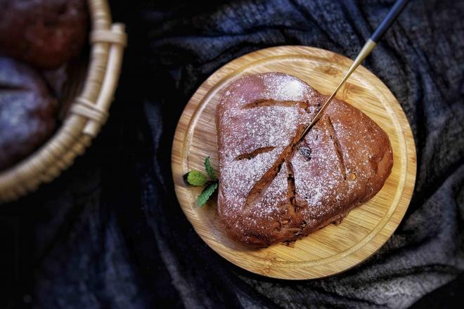 蔓越莓巧克力欧包