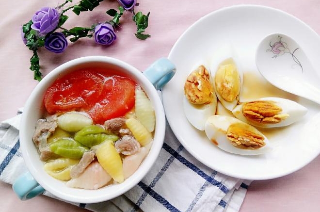 番薯肉煮海螺面