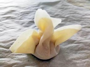 一个馄饨做好了