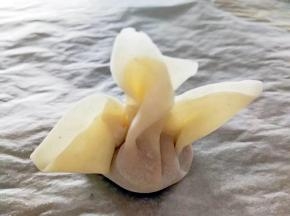 一个馄饨做好了