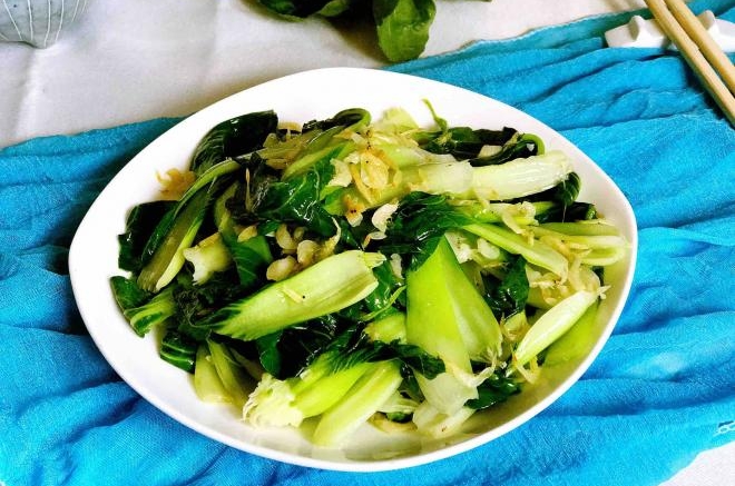 虾米炒白菜