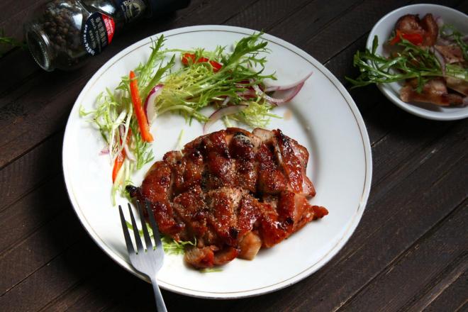 黑胡椒烤鸡腿