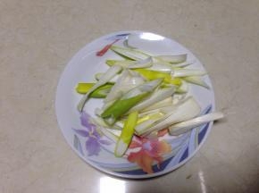 葱切丝