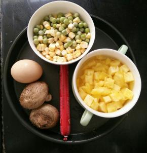 准备食材。