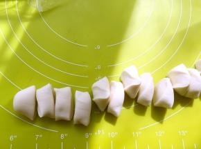 之后分切成同等大小