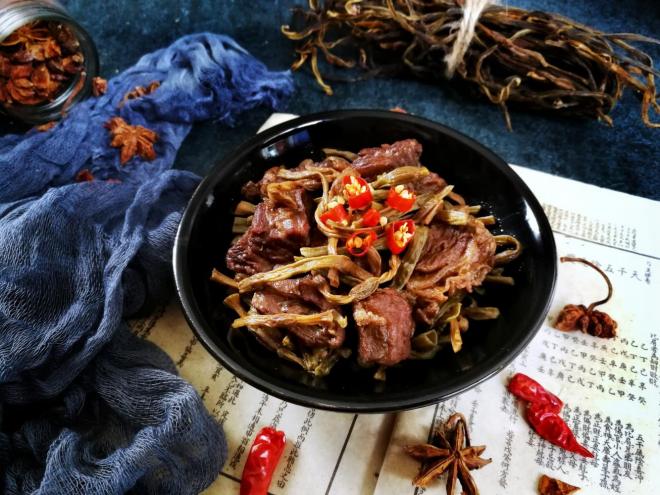 干豆角烧牛肉