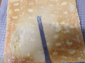 微温后均匀抹上沙拉酱