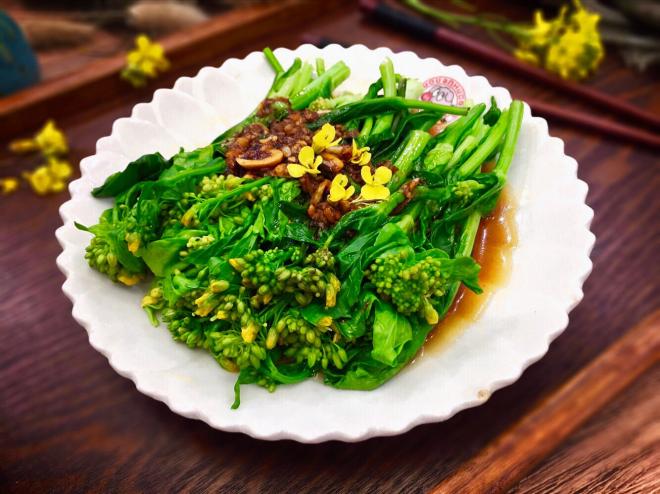 春食野菜~蚝油蒜泥田野油菜花