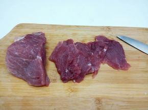 牛肉切片，