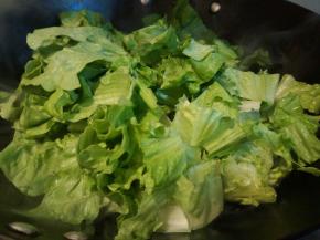 加生菜快速翻炒