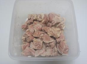 取出冲洗干净备用。