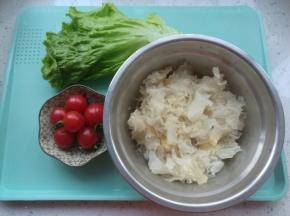 准备食材。