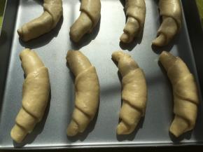 全部卷好后，二次发酵面团