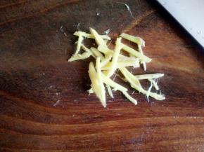 生姜切丝