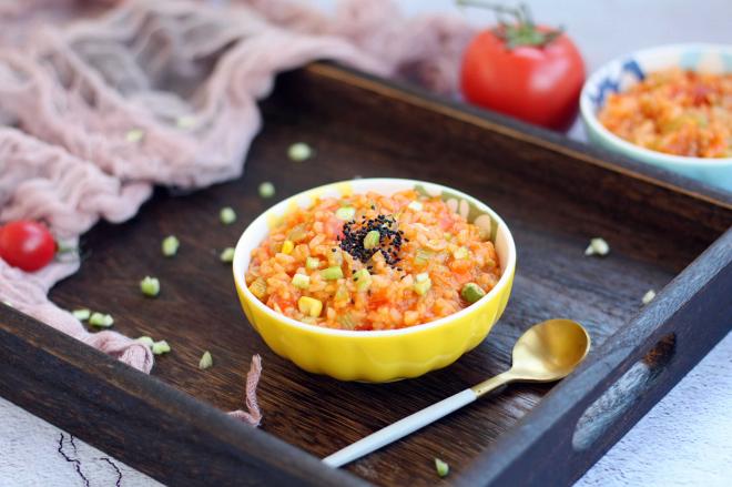 宝宝餐 番茄丝瓜消暑补钙粥