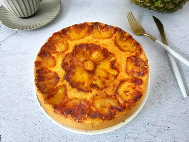 焦糖菠萝反转蛋糕