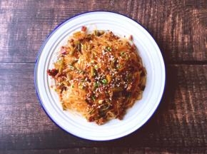 关火装盘撒少许芝麻